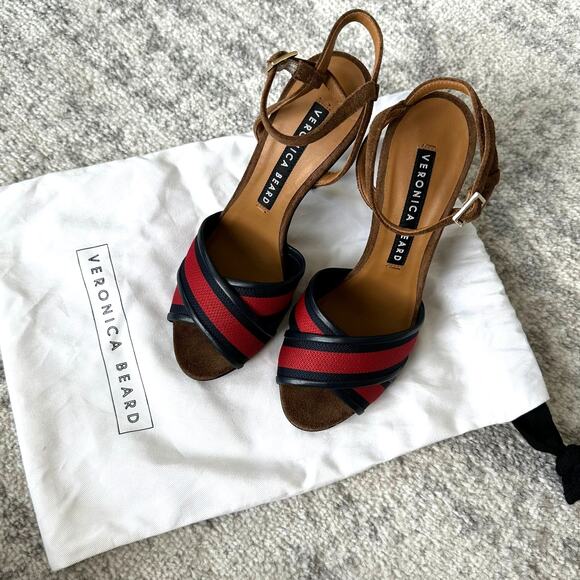 Veronica Beard Olympia Sandals IT 36.5 / US 6.5 - Picture 2 of 10